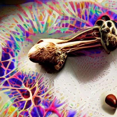 Psychedelic Train Journey Through a Strange Land