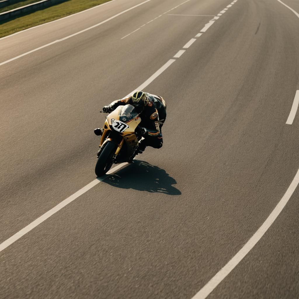 Motorcycle Races Through TT Circuit Assen: Film Still