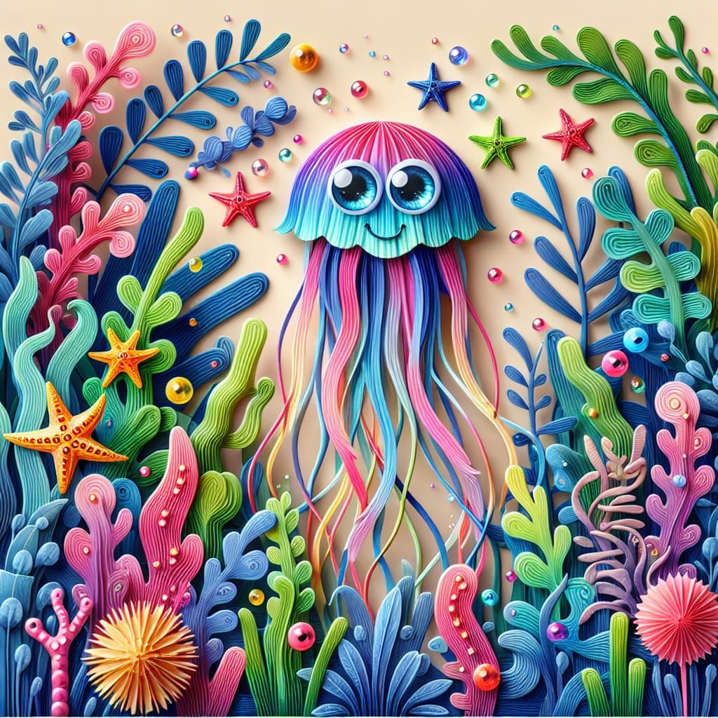 Googly Eyes Joyful Jellyfish