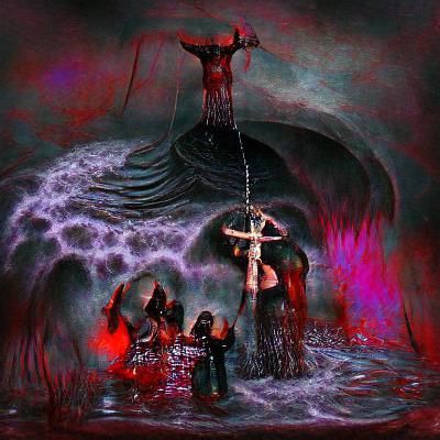 Abstract Abyss: A Dark Depiction of Hate