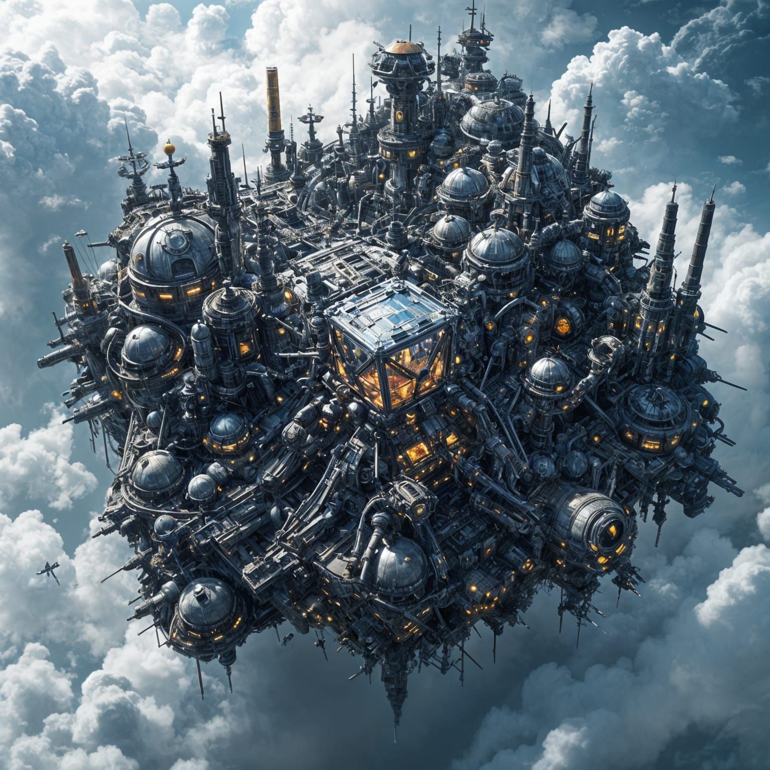 Fragmentraumer der Posbi´s aus Perry Rhodan.