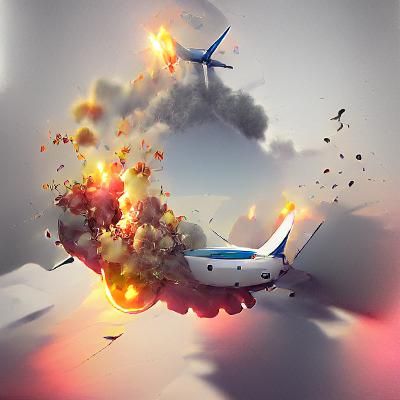 AI Interpretation of a Plane Crash