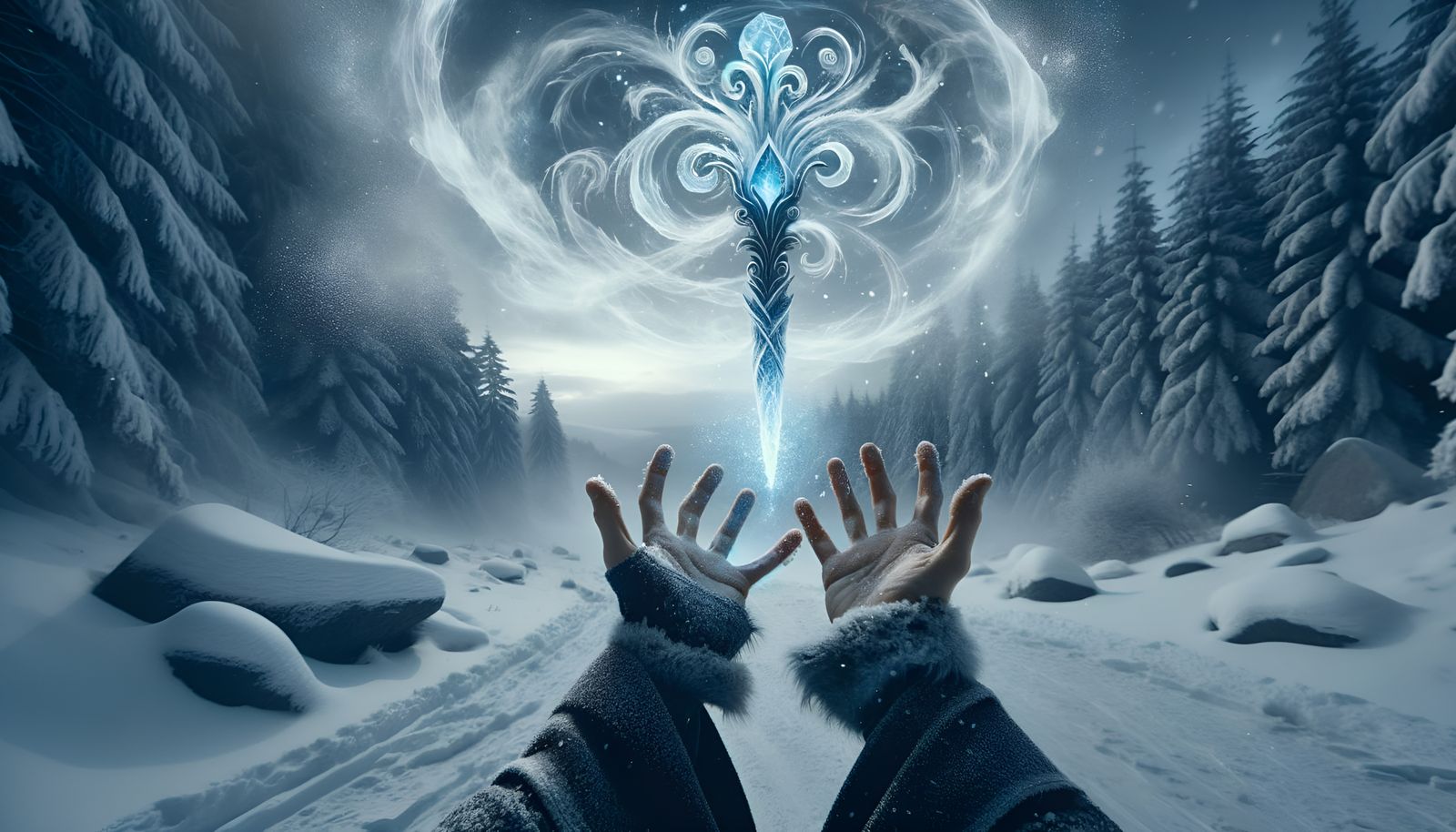 Dynamic Ice Lance Magic Spell Incantation