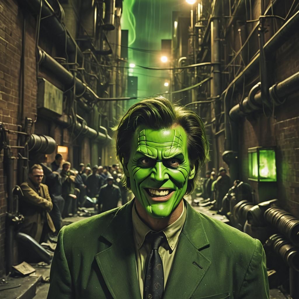The Mask in Gotham: Cinematic Chaos and Green Glow