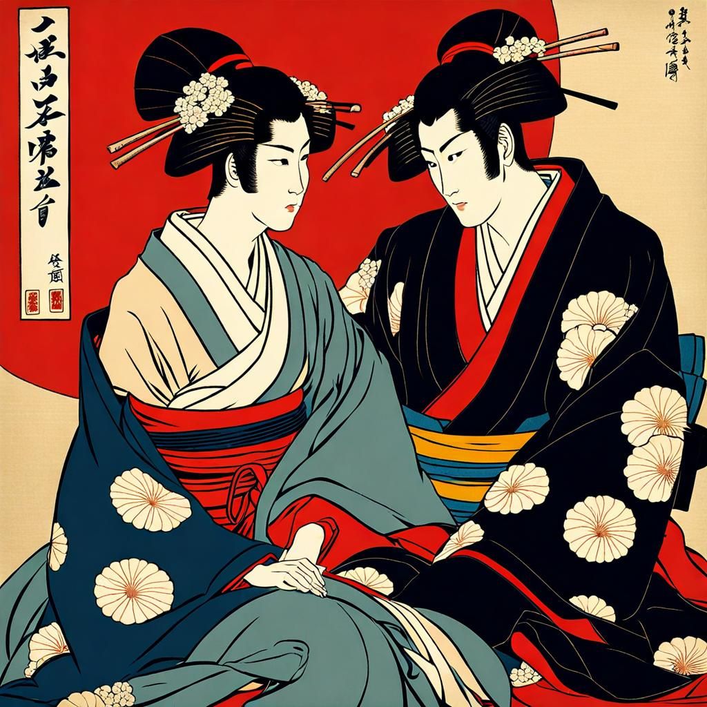 Two Male Courtesans 4