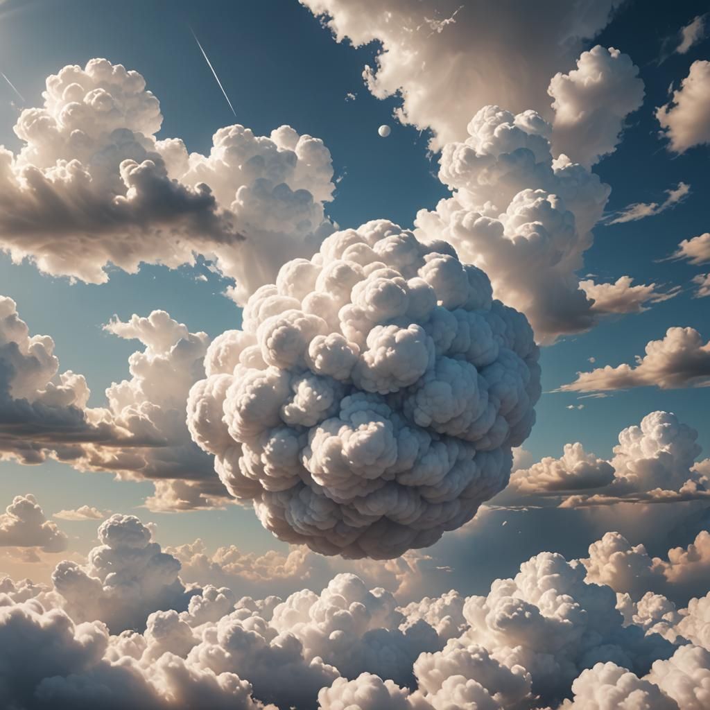Mysterious Spherical Cloud in the Sky