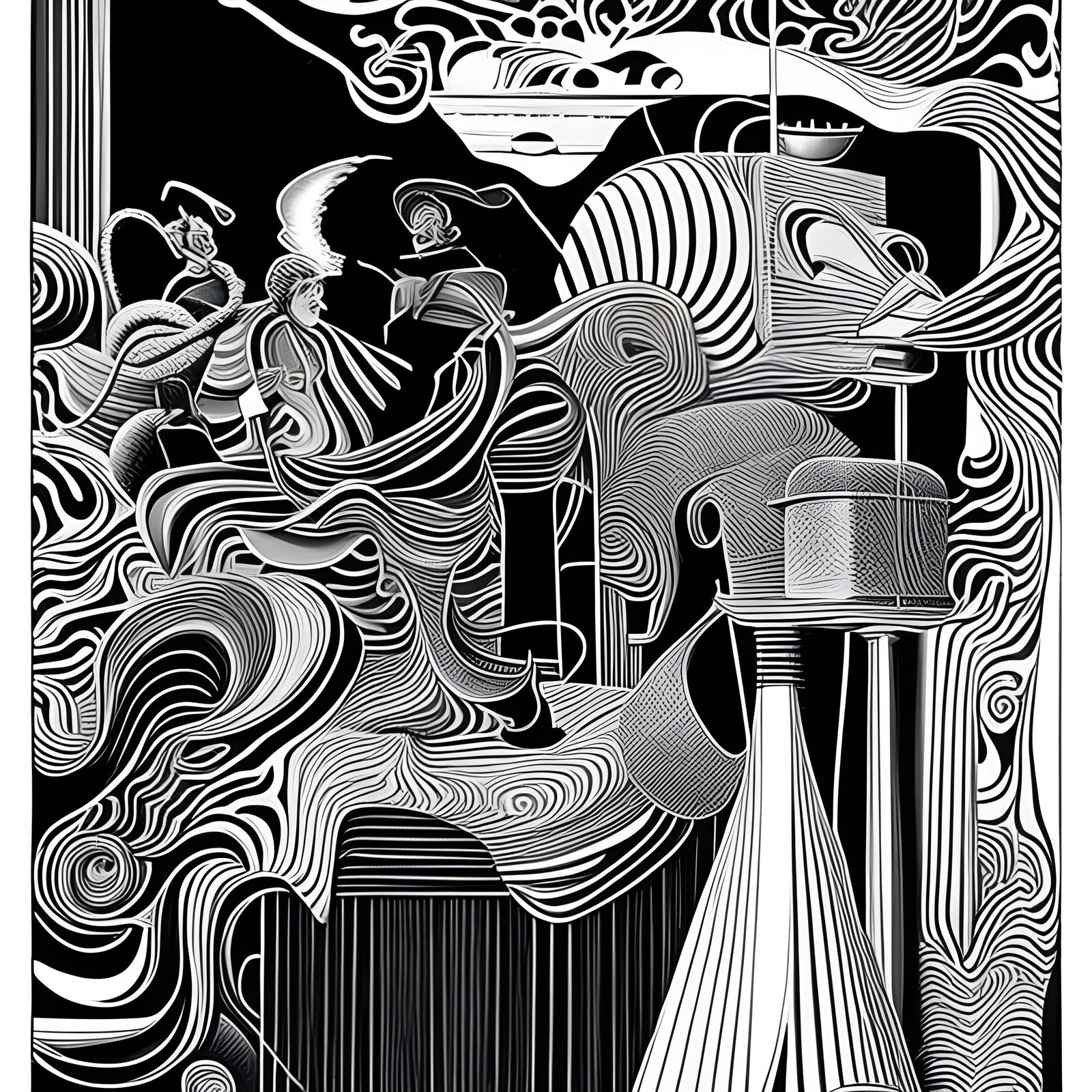 Hyperdetailed Abstract Art with Magical Particles