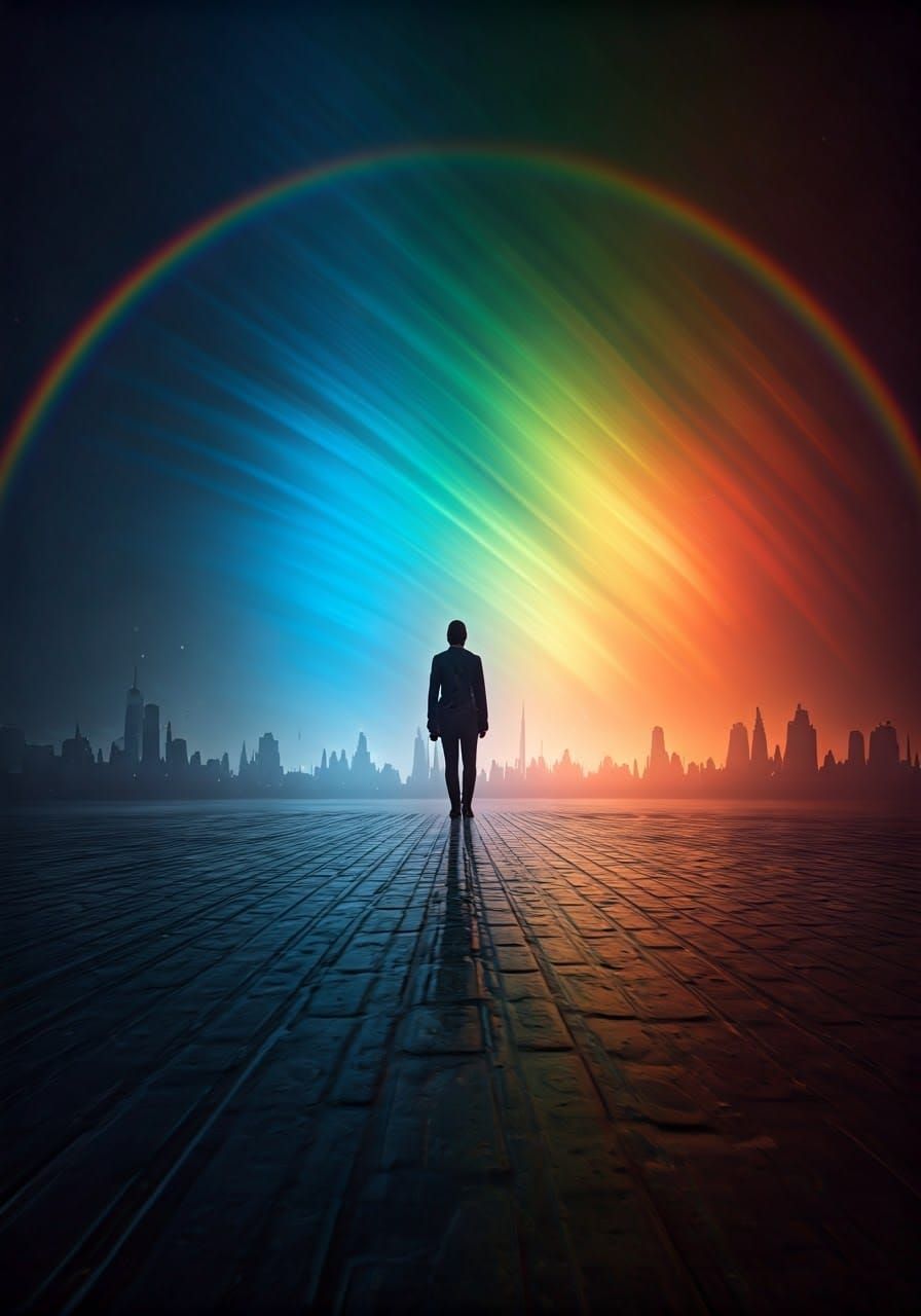 Exploding Rainbows: Cinematic Photokinetic Masterpiece