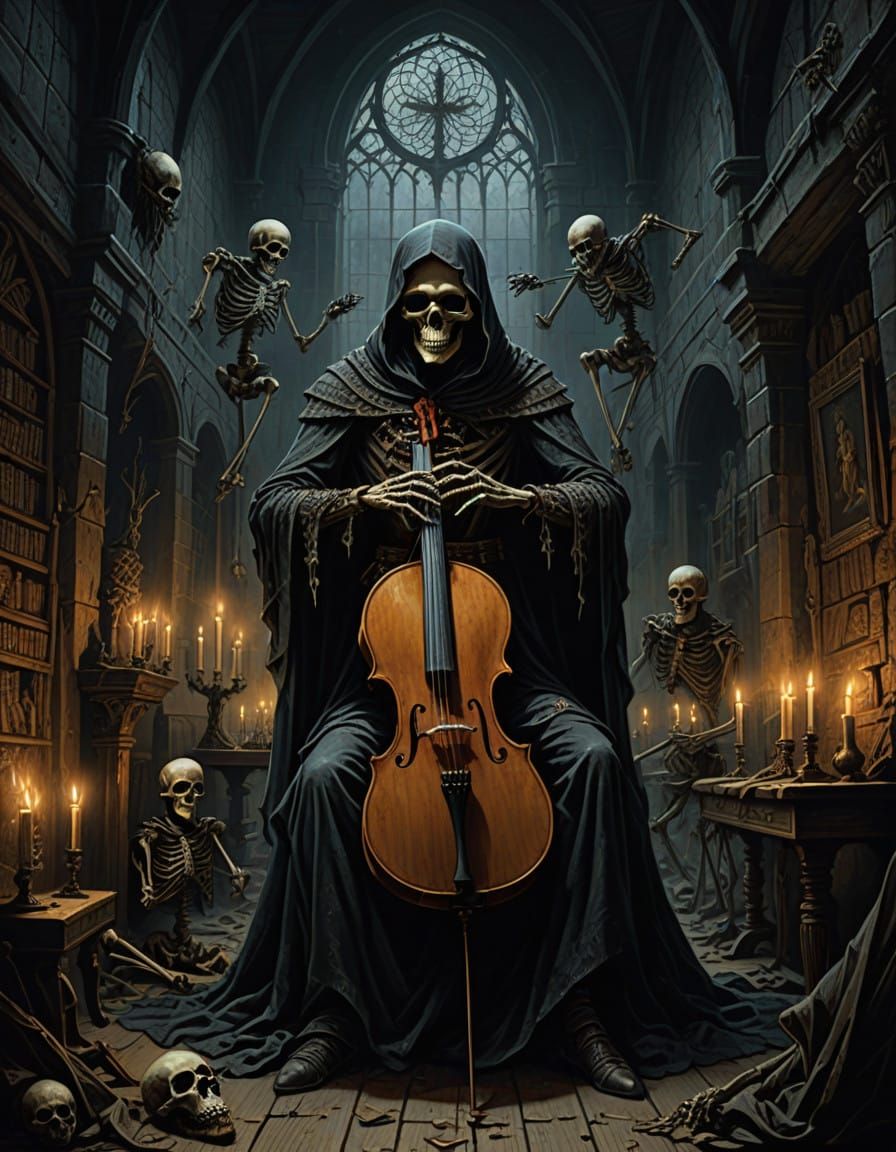 Skeletons in Medieval Horror Orchestra