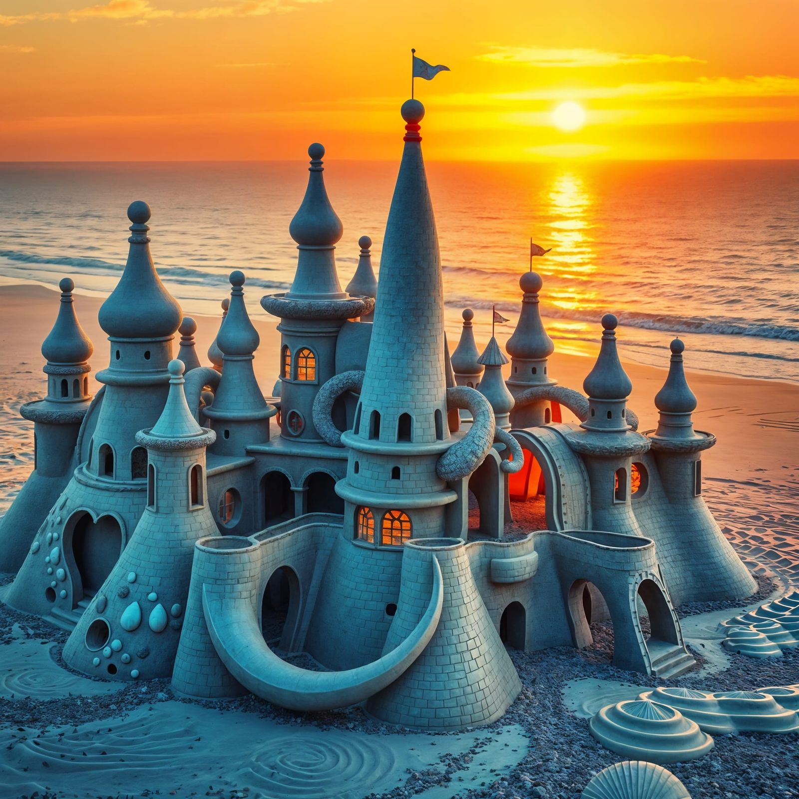 Surreal Sandcastle City