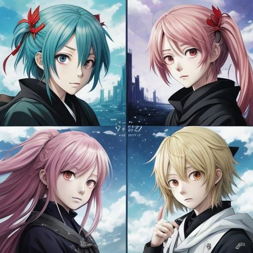 Anime Style Key Visual Illustration