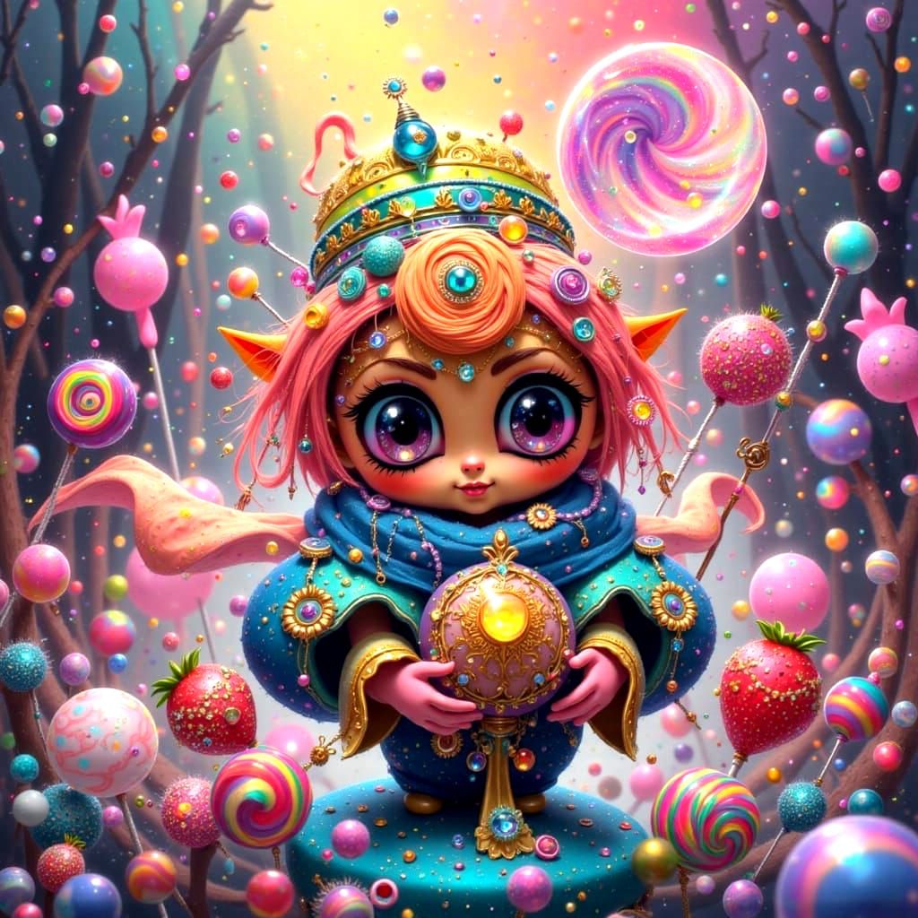 Strawberry Candyman in Fantastical Style