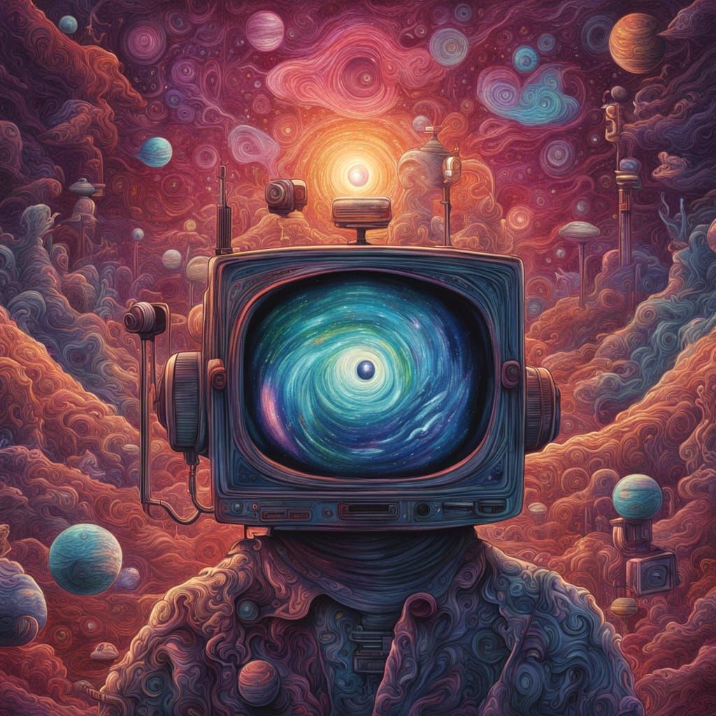 Cosmic Dreamscape in Holographic Colors