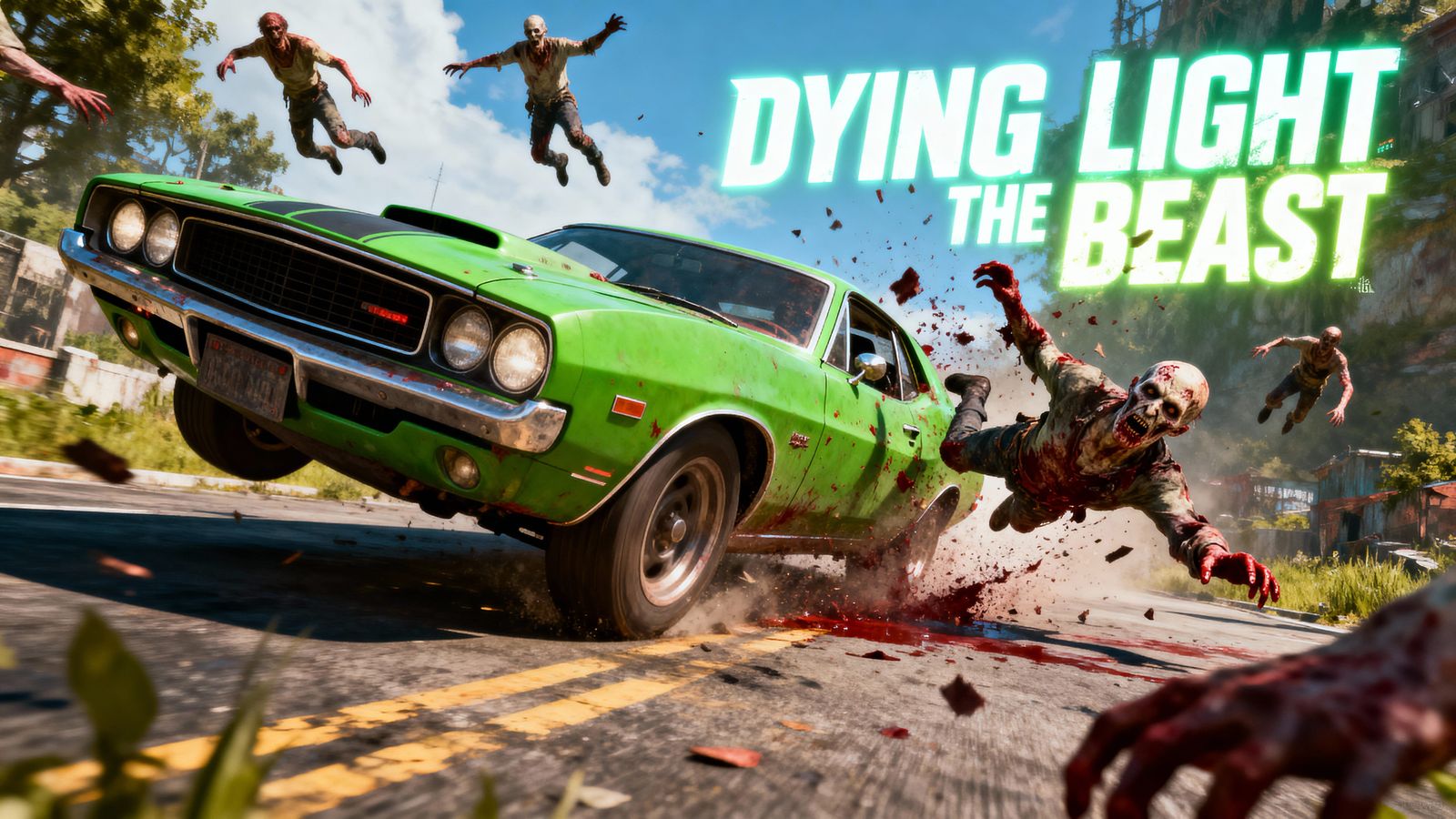 Dying Light The Beast: Car Hits Zombie in Realistic Thumbnai...