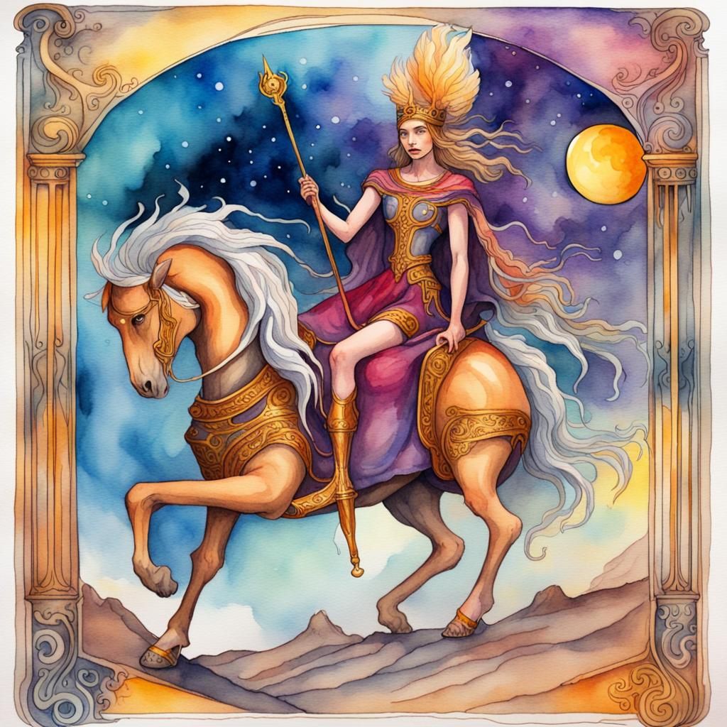 The chariot Tarot card
