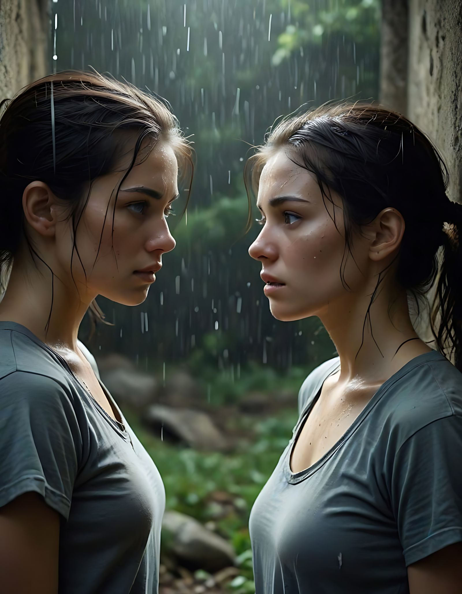 Trapped in Time: A Digital Art Depiction