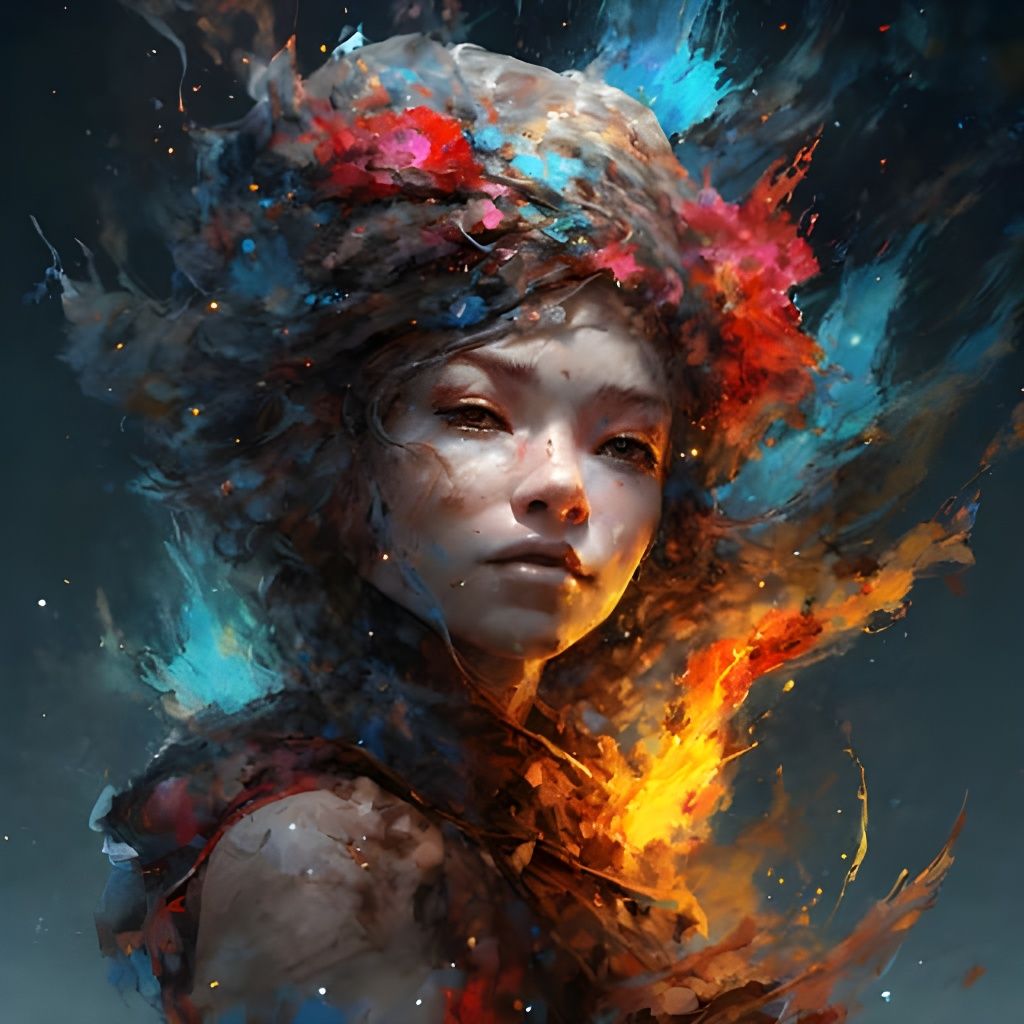 Fantasy Mage Generated by AI