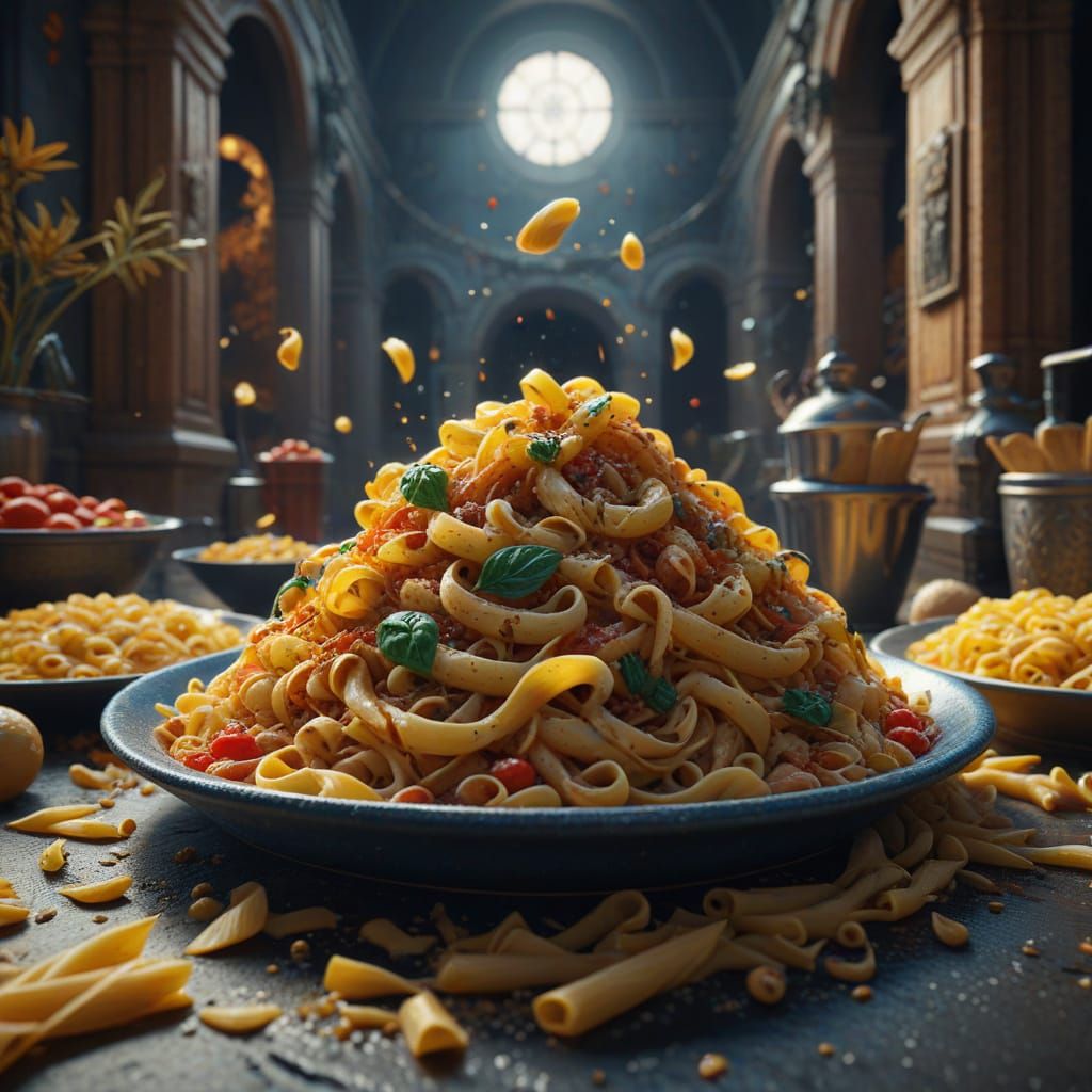 Fantastical Pasta Day Concept Art