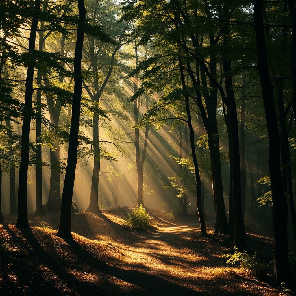 Golden Forest Whispers