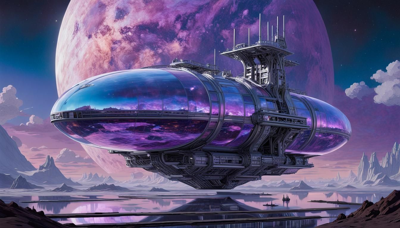 torus sci-fi spaceship, ringworld