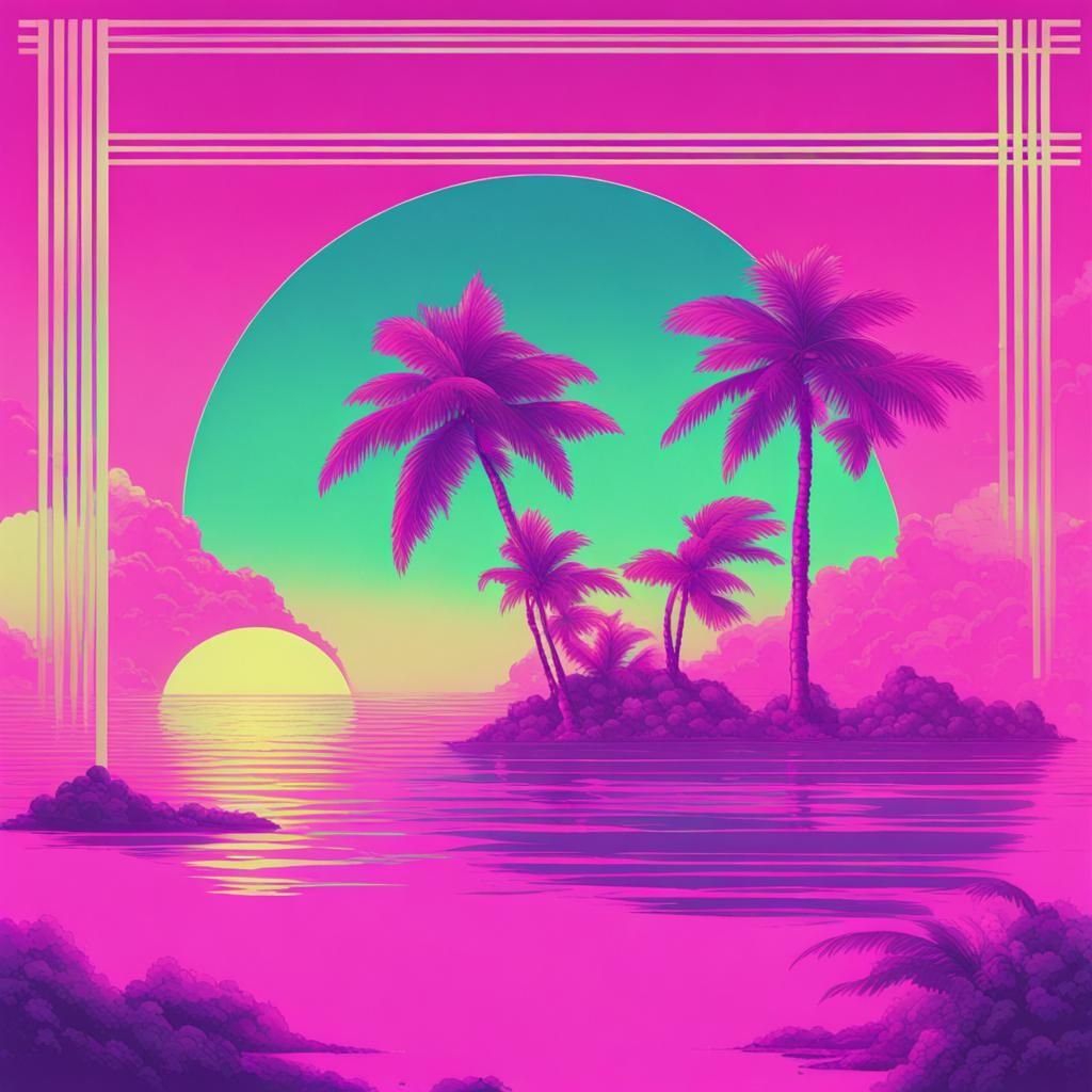 Vaporwave Aesthetic Art