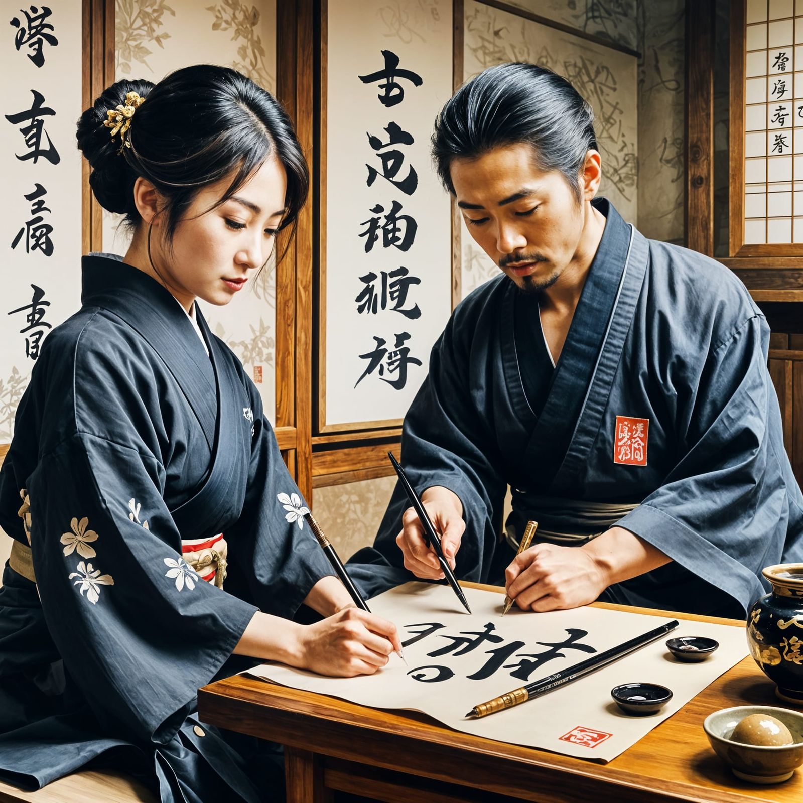 Learning Japanese Calligraphy