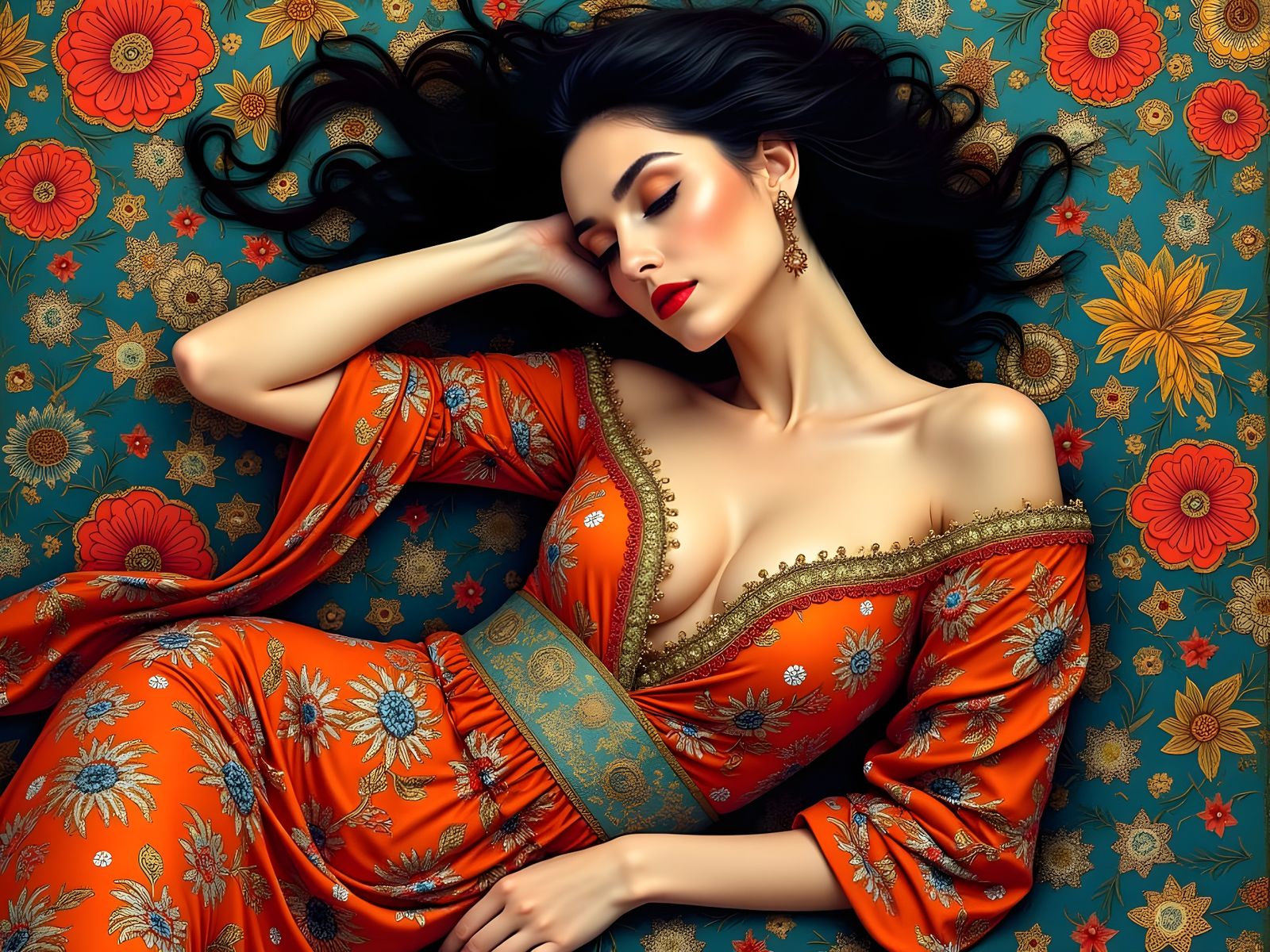 The odalisque, a symbol of both sensuality and exoticism.