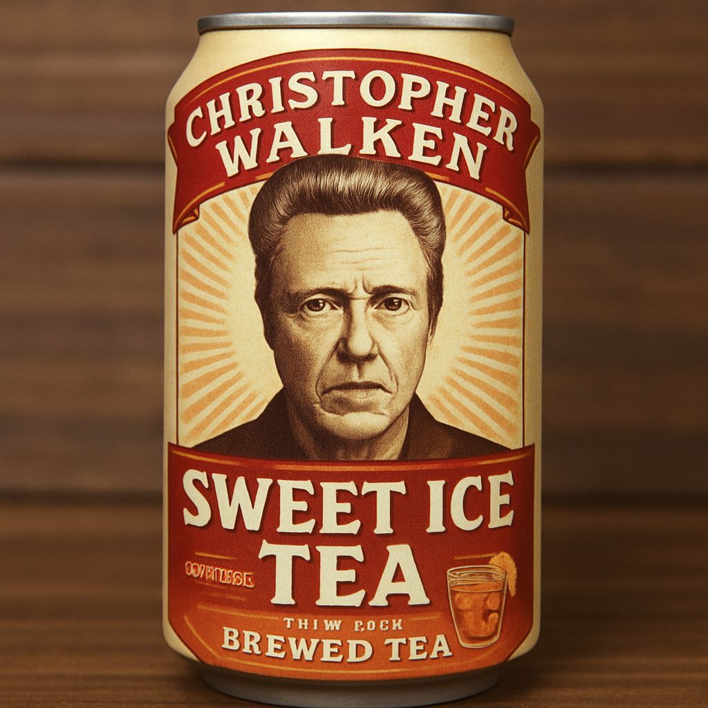 Christopher Walken's Sweet Tea Brand in Cans