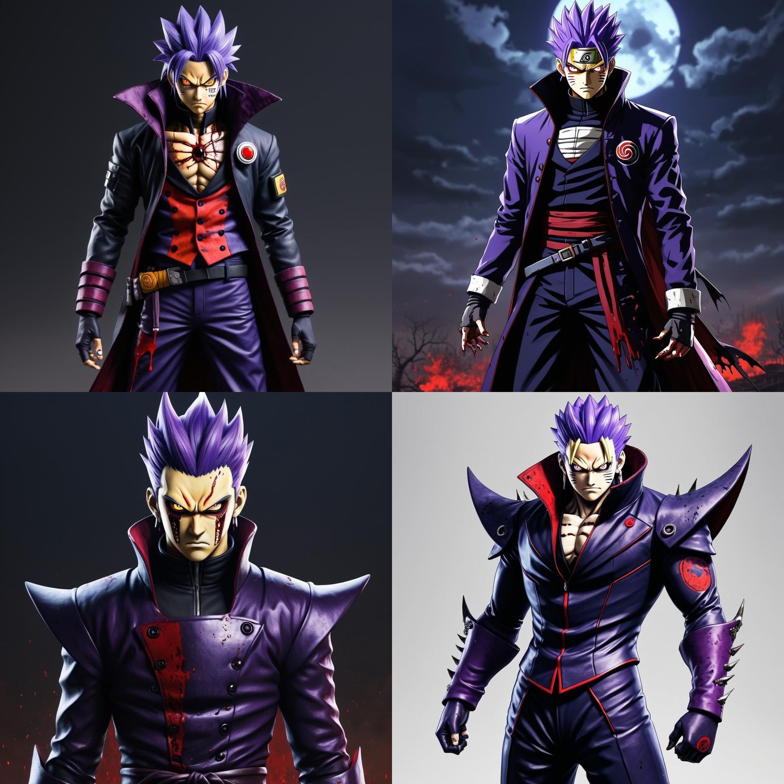 Victorian Vampire Character with Unique Eyes