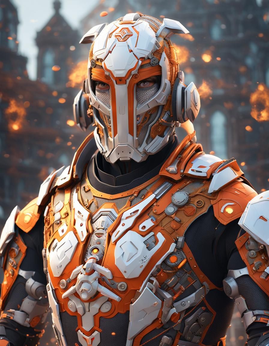 Interconnected Reddit Armor Concept Art