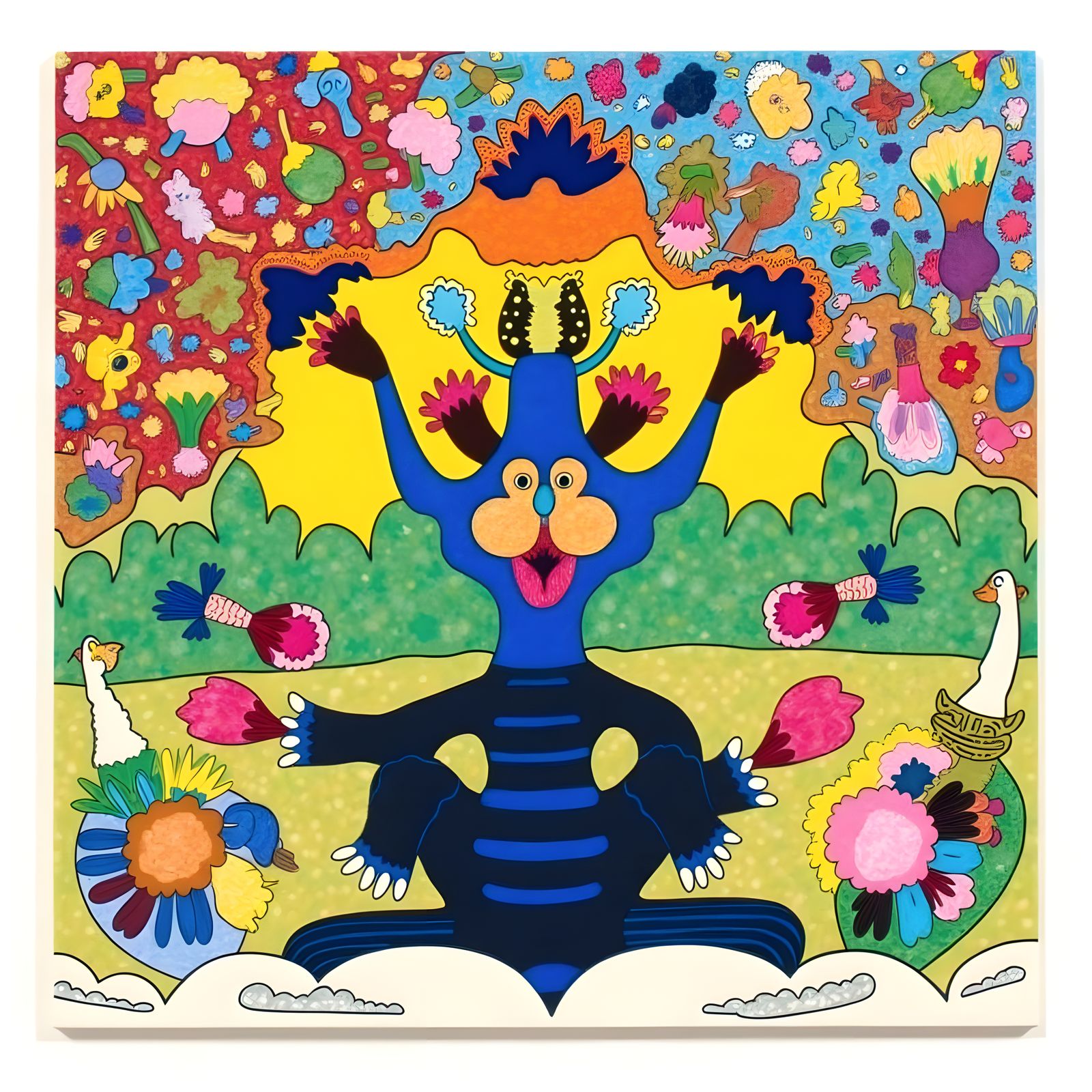 Chicago-Style Toucan in Vibrant Colors