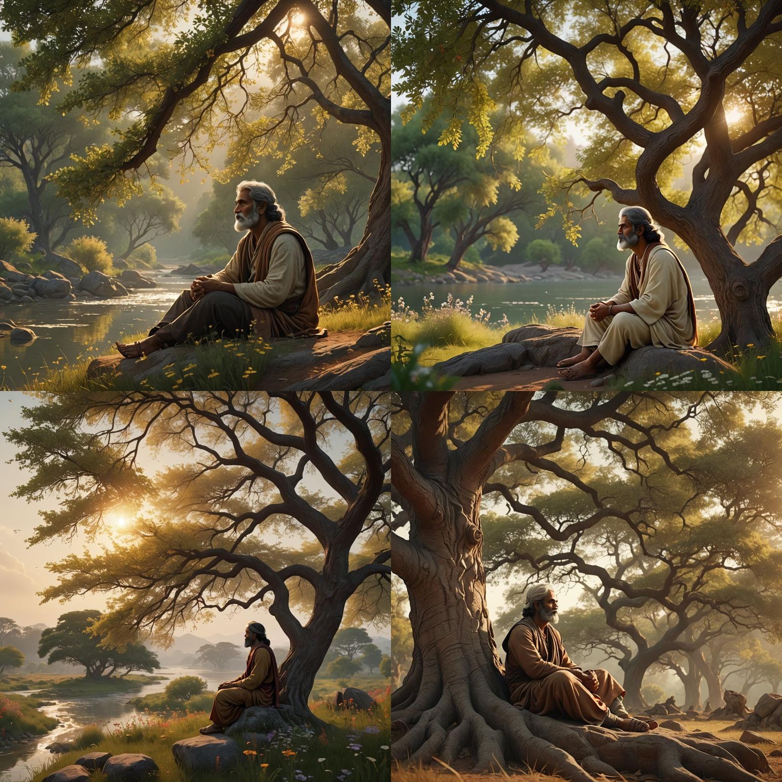 Valmiki Contemplates Existence: Cinematic 3D Animation