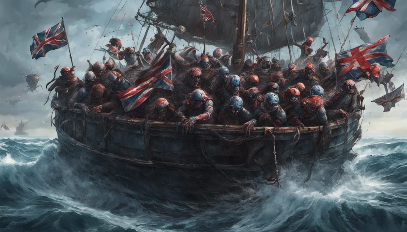 Spider Soldier Invasion: Dark Fantasy Art