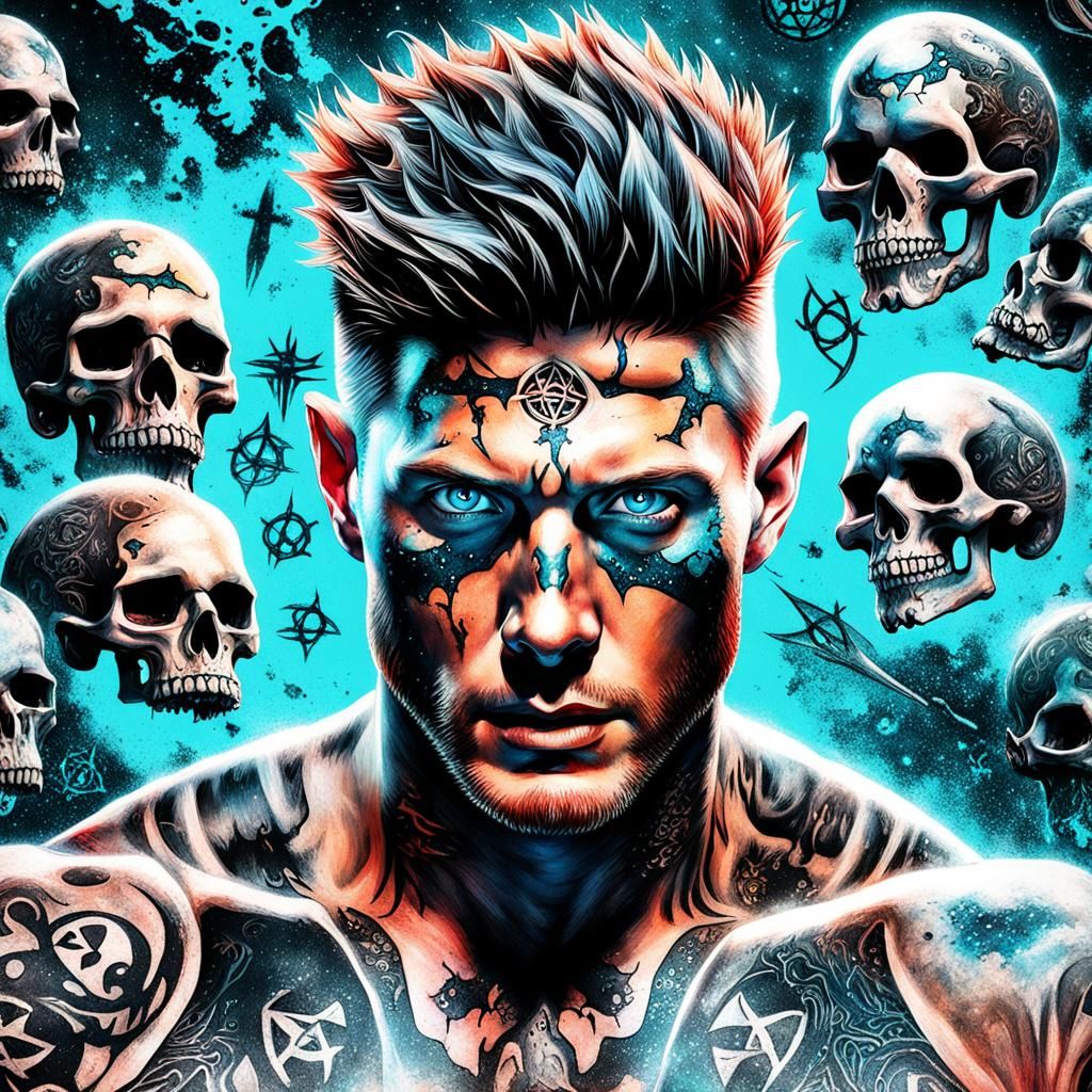 Jensen Ackles as Edgy Demon Hunter in Zombie World