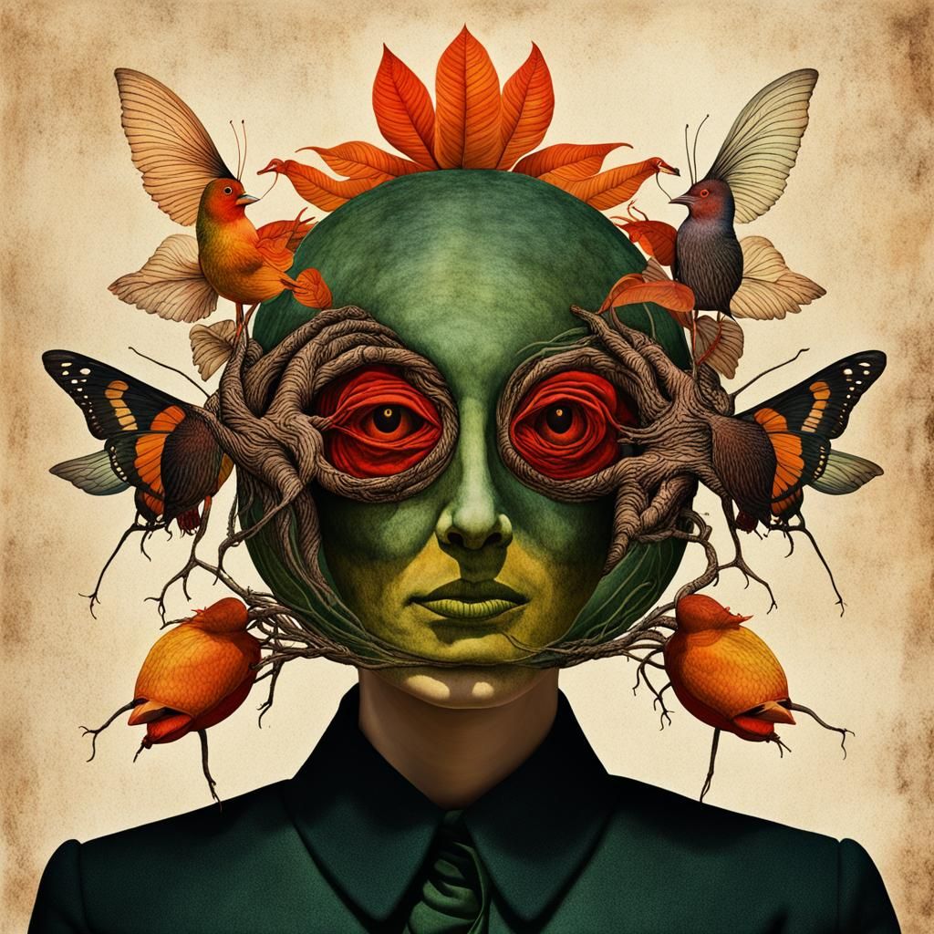 Dreamlike Surrealism in Dark Fantasy Style