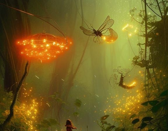 Mysterious Enchanted Rainforest Concept Art