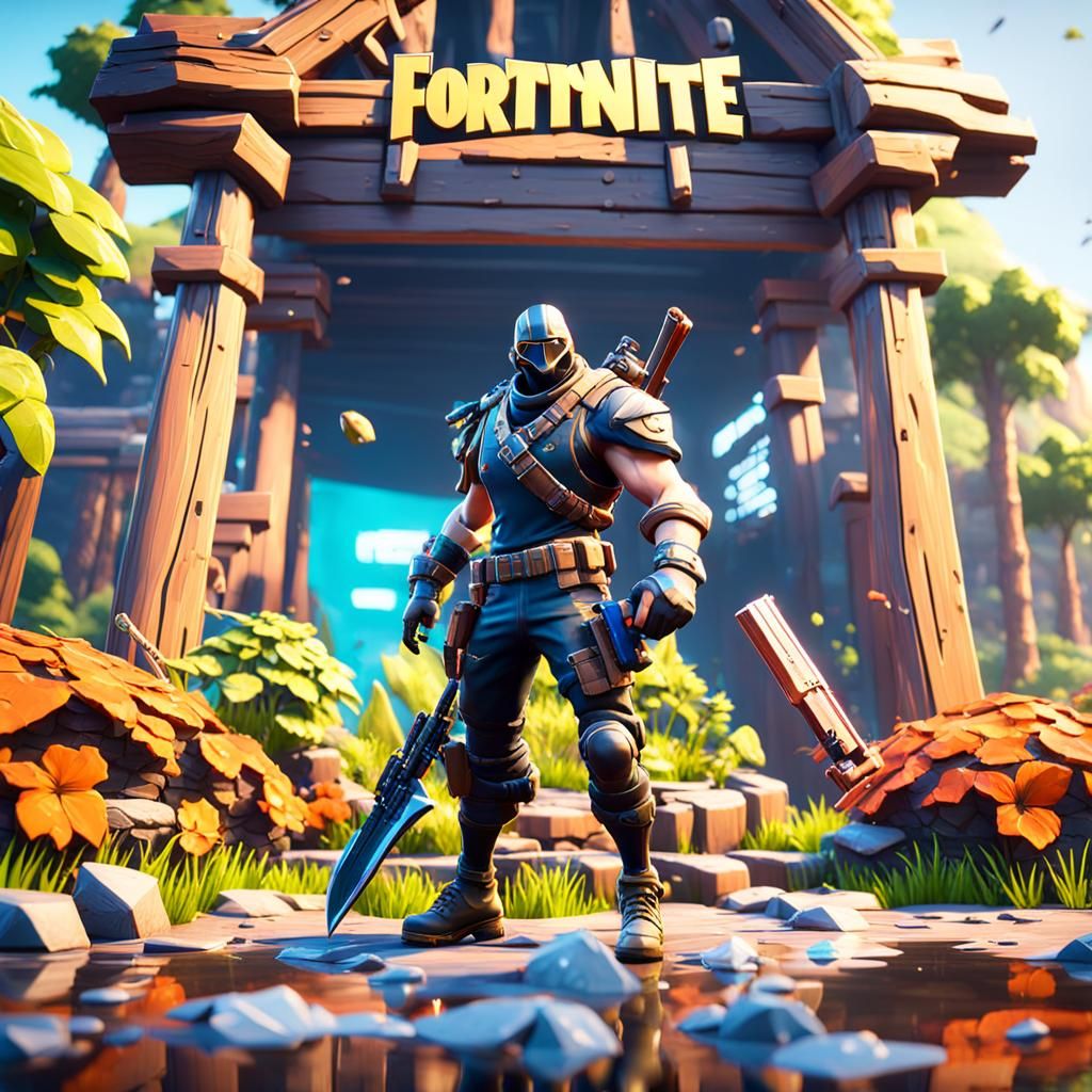 Fortnite Skins in 3D Game Cinematic Style