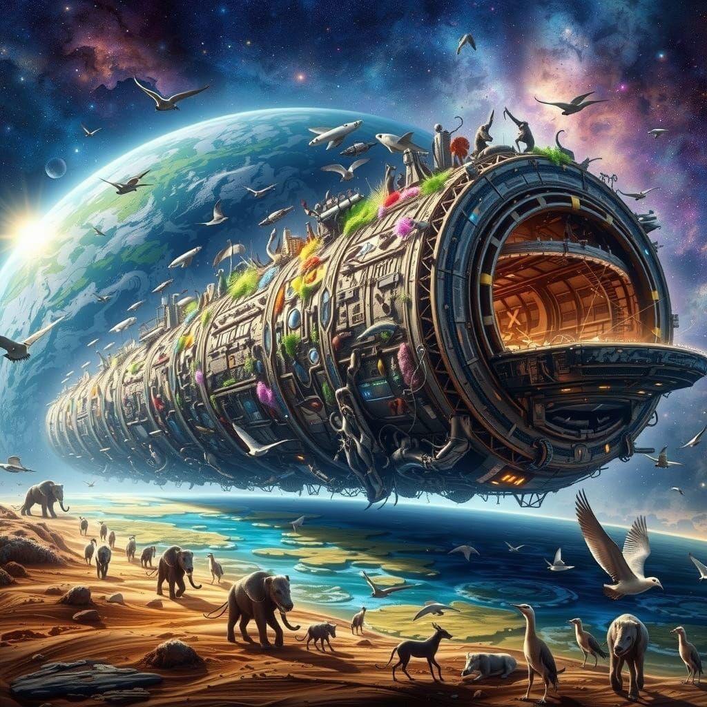 Cosmic Ark Transports Earth's Diversity to New World in Futu...