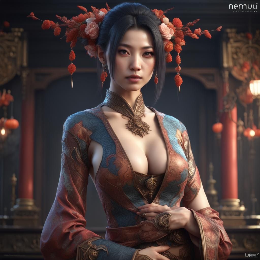 Beautiful woman Nemu Kurotsuchi body measurements 100-60-90, dressed to fall in love and show skin