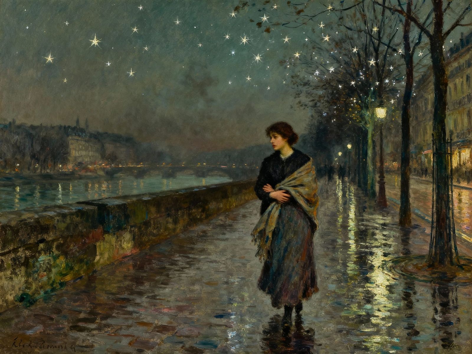 Éponine's Solitary Parisian Night Walk