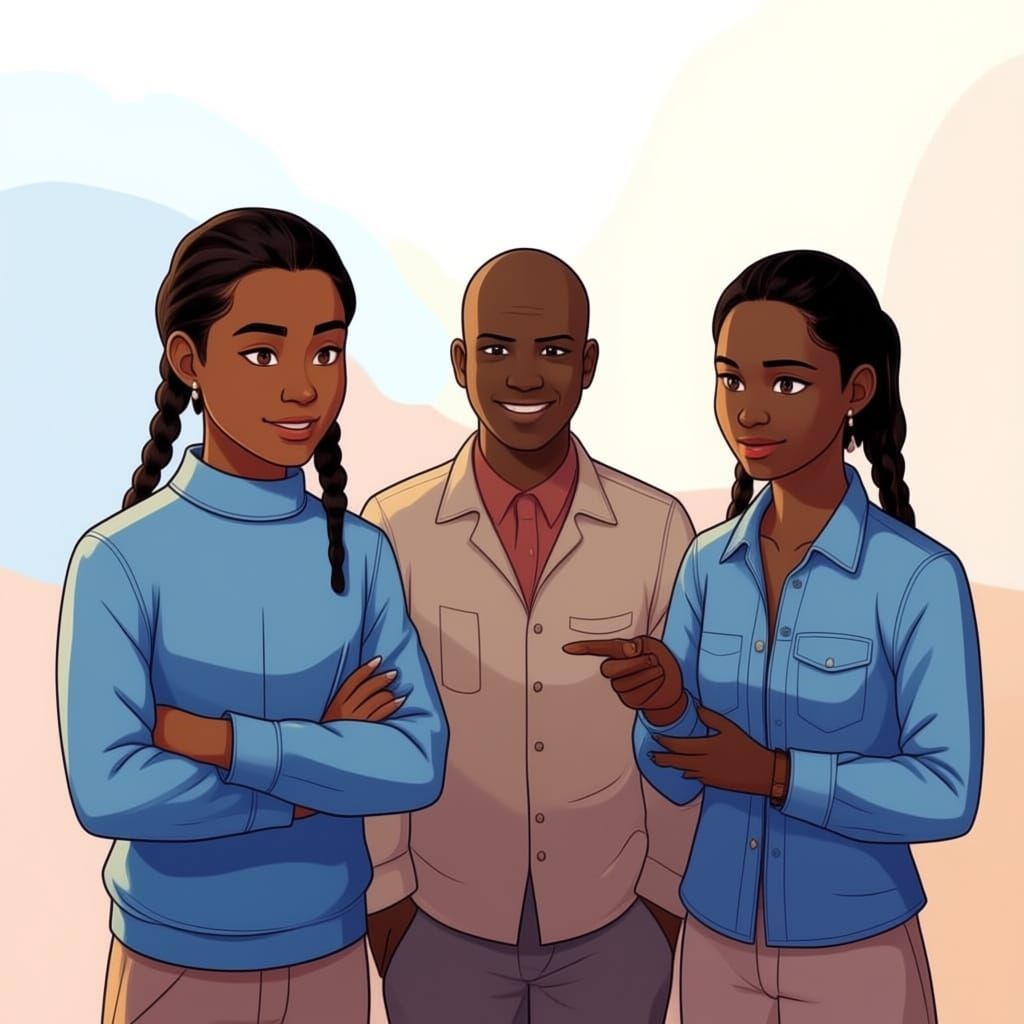 Happy Teenagers Chatting Near College Entrance