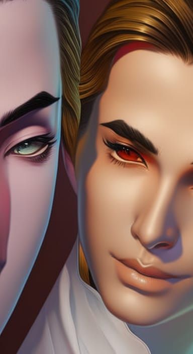 Hyperrealistic Tattoo of Urinals on Man's Face