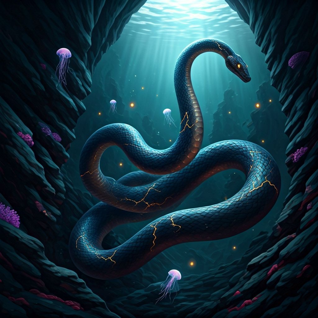Hydrovolt Serpent in Abyssal Ocean Depths