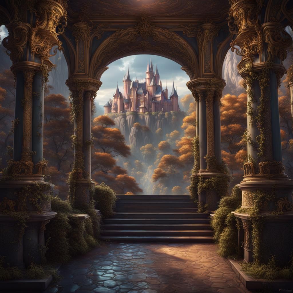 Princess Eilonwy: Detailed Fantasy Concept Art