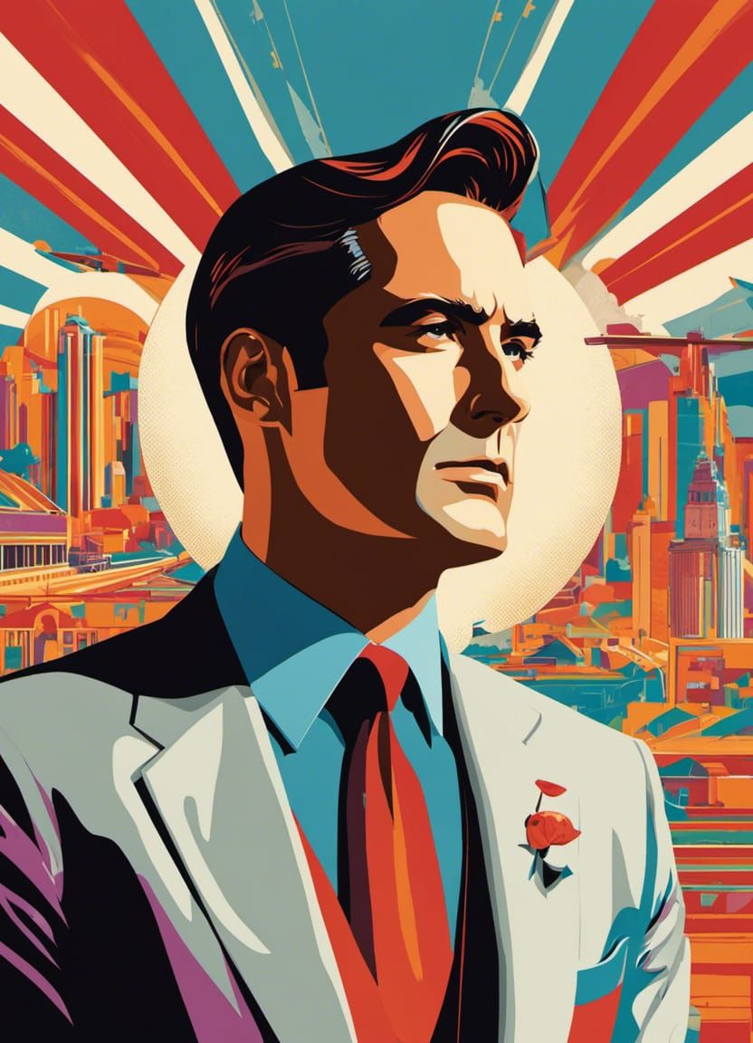 Jon Hamm Mad Men Illustration in Leyendecker Style