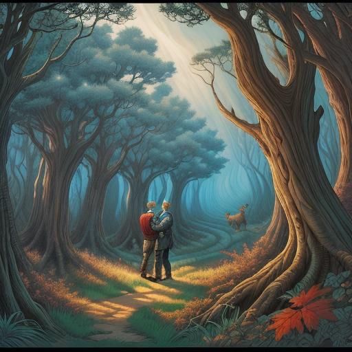 Comic Art: Whispering Winds of Whimsical Woods