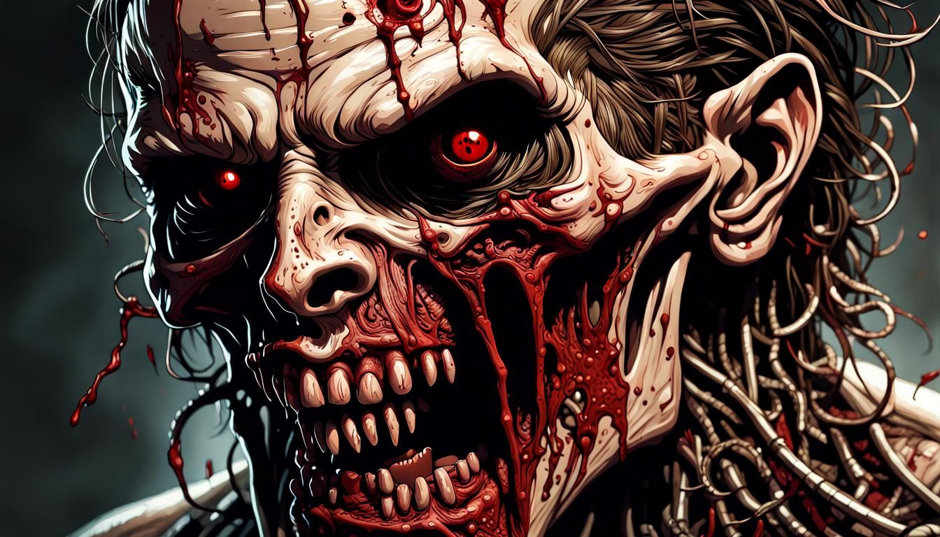 The Eater Of Faces: Hyperdetailed Horror Art