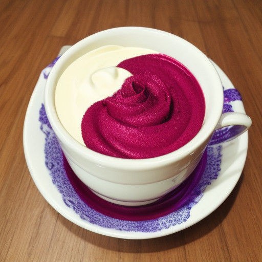 Surreal Creamy Landscape in Pastel Watercolors