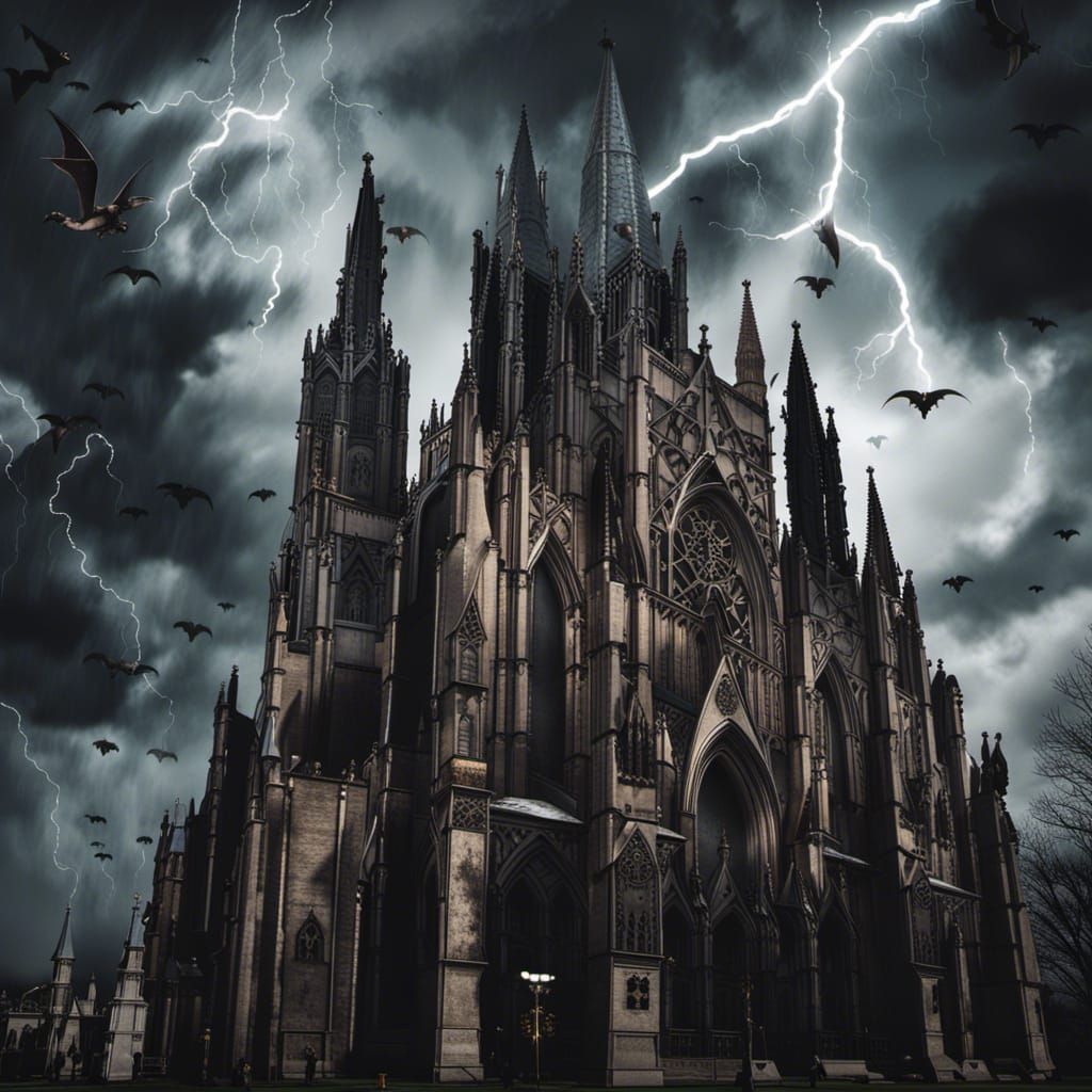 Foreboding Gothic Church