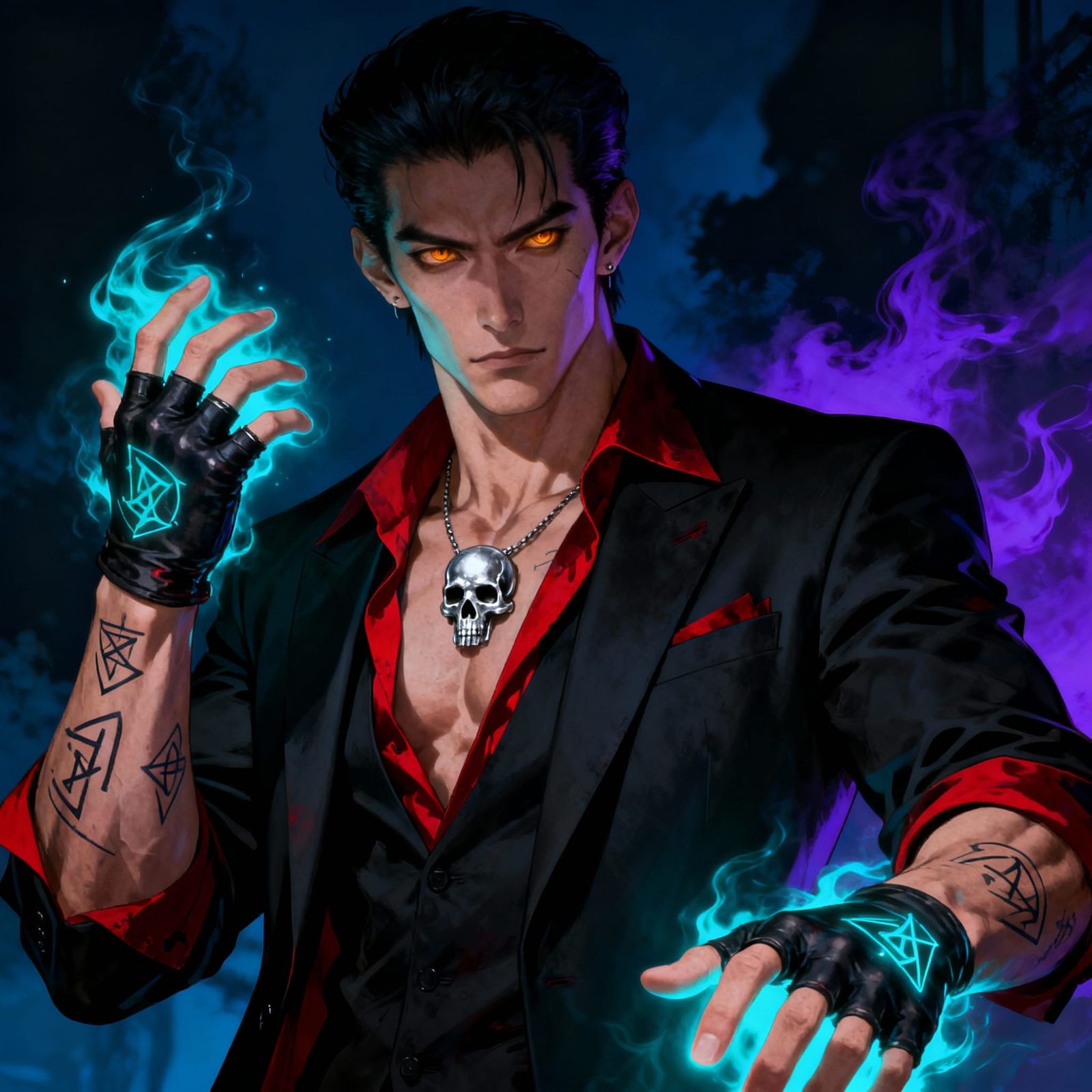 Dangerous Supernatural Mafia Bishounen Portrait